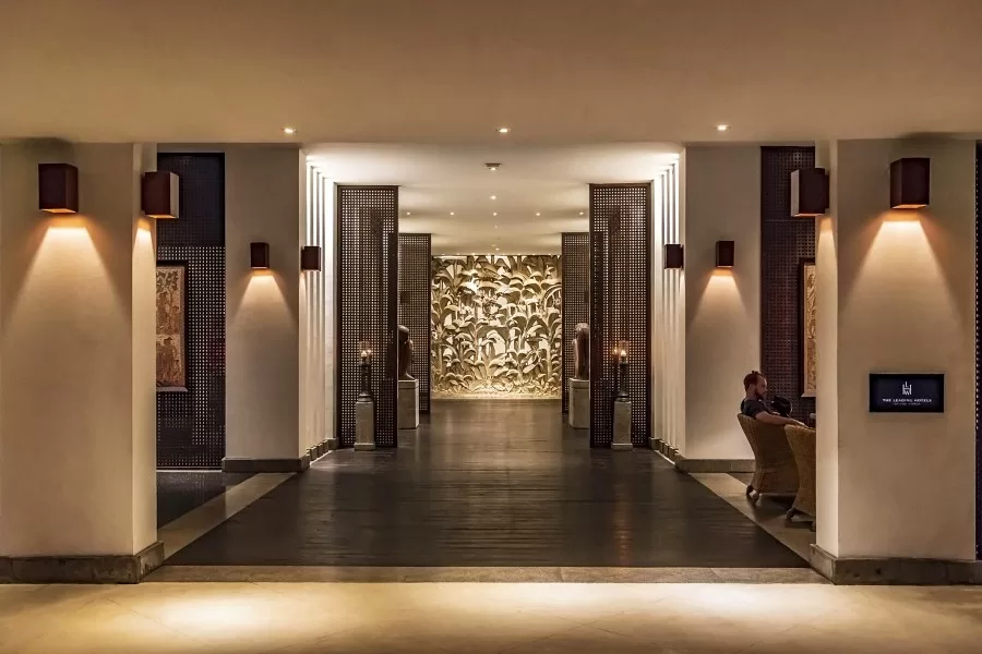 The Legian hotel corridor