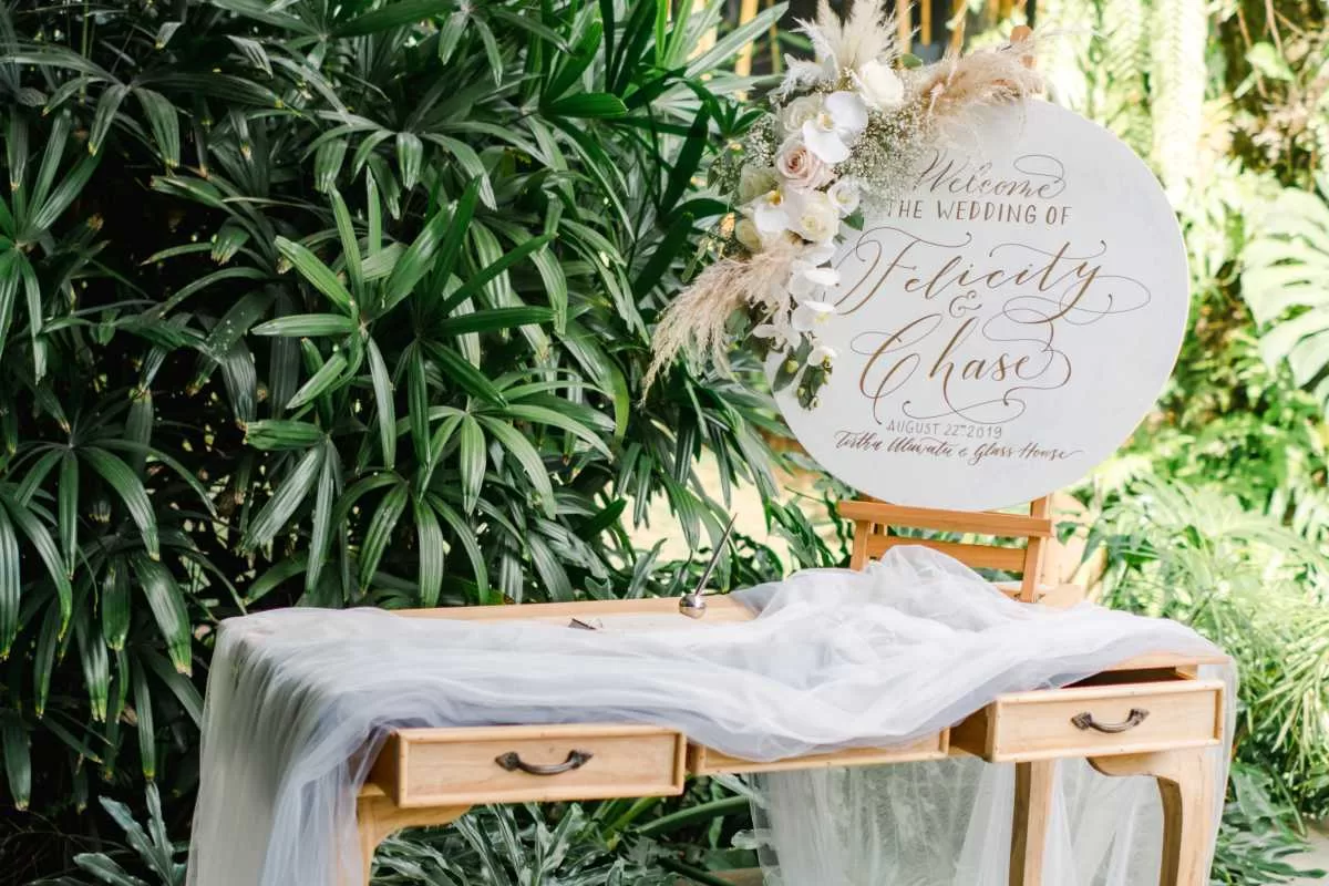 Original Welcome Board, bali wedding package, bali wedding venue, bali destination wedding, bali wedding planner, tirtha bali, wedding venue in bali, best bali wedding venue, exclusive bali wedding venue