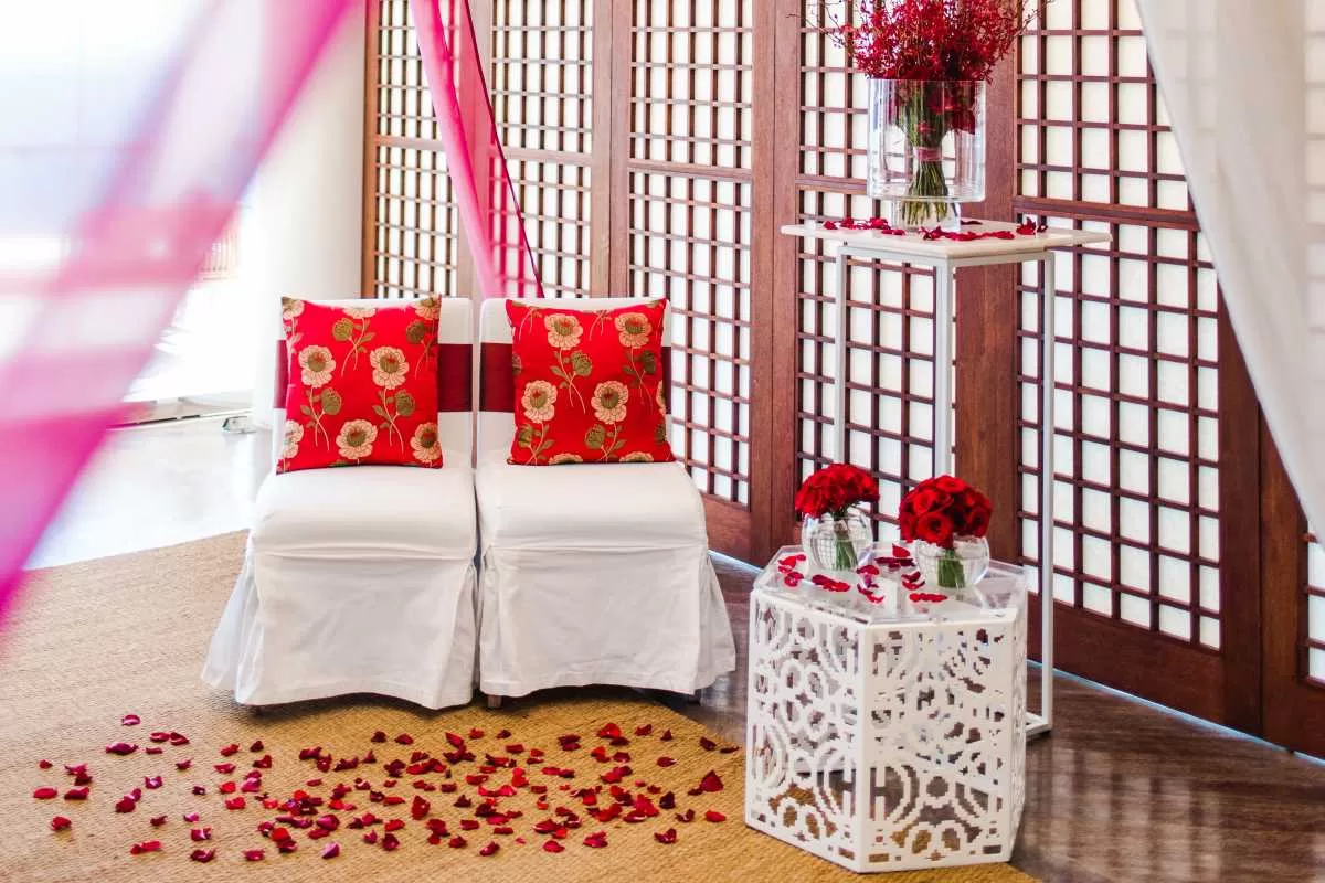 Tea Ceremony Set Up, bali wedding package, bali wedding venue, bali destination wedding, bali wedding planner, tirtha bali, wedding venue in bali