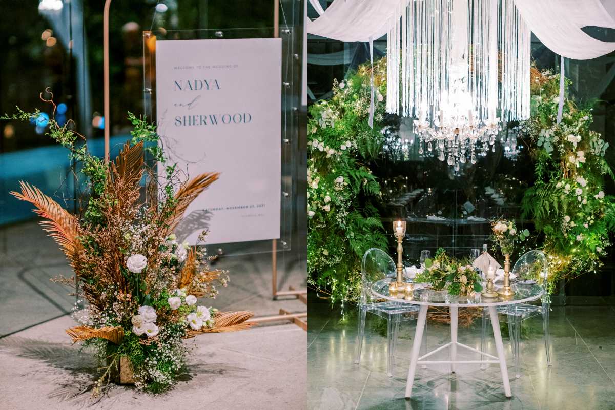 Bride & Groom Table and Welcome Board