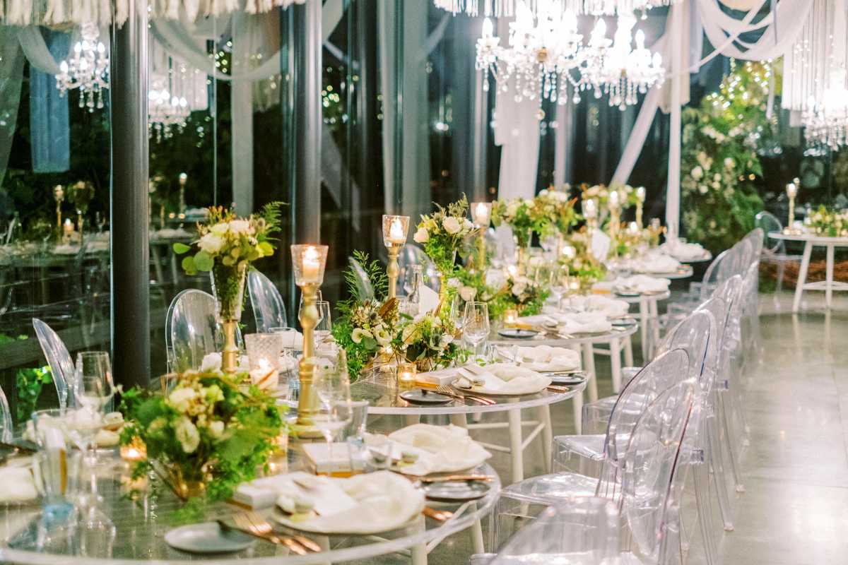 Reception at Glass House