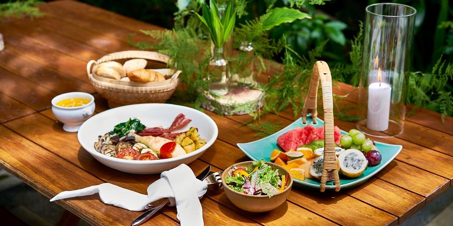 american breakfast, Glass House by Tirtha, wedding villa, bali wedding package, bali wedding venue, bali destination wedding, best wedding venue in bali, Tirtha Bali wedding planner