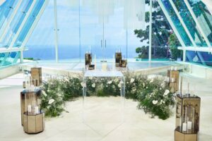 Hope, Pray & Love, one of the wedding venue decorations by hanamizuki for your dream bali wedding at tirtha bali