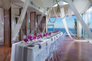 heaven, the reception venue at tirtha uluwatu, one of tirtha bali's exclusive bali wedding venues