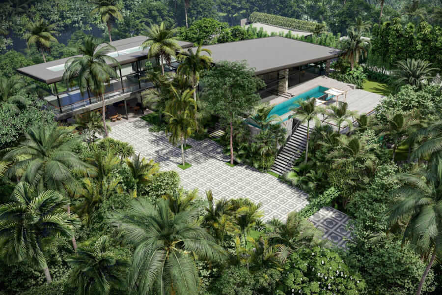 Glass House by Tirtha Bali, one of the best Bali wedding venues, a hidden gem in the Uluwatu area for your dream destination wedding in Bali