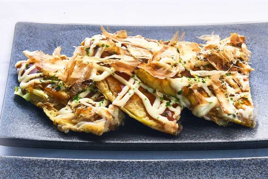 “OKONOMIYAKI” Japanese Savory Pancake