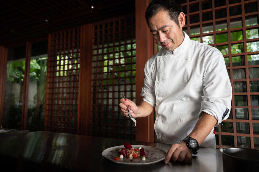 Chef Ryoichi Kano from Tirtha Bali