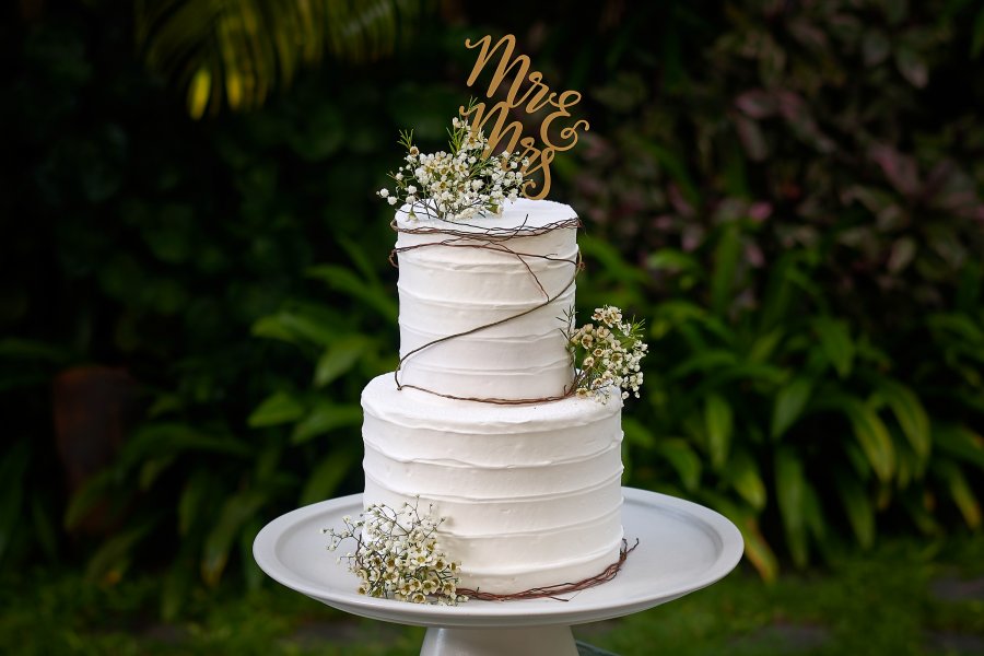 Fresh Whipped Cream Cake for your dream Bali wedding