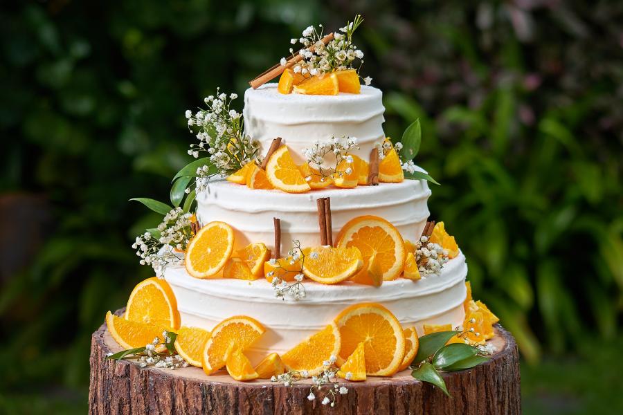 Fresh Orange Cake for you dream bali wedding at your dream wedding venue in Bali