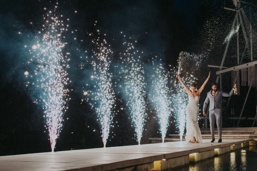 Silver Jet for your wedding reception grand entrance at Tirtha Bali