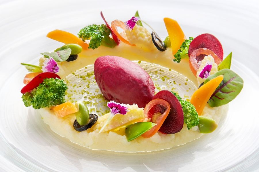 French course, vegan course menu for your destination wedding guests in Bali