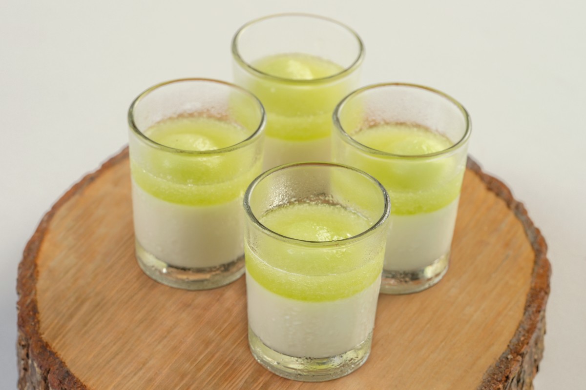 Chamomile Blanc Mange served by Tirtha, Bali wedding venue with breathtaking views