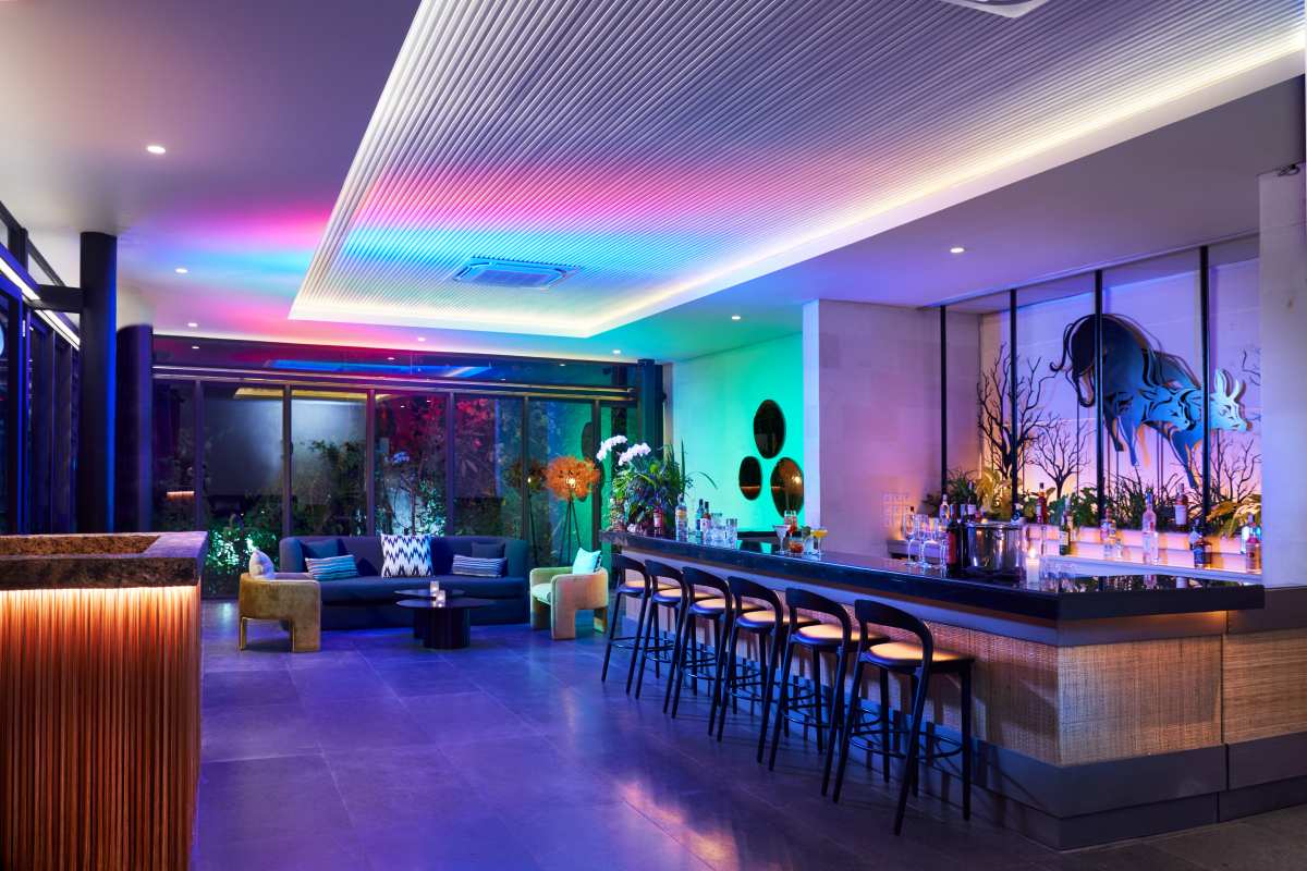 After Party Room for your Bali destination wedding at the Glass House by Tirtha