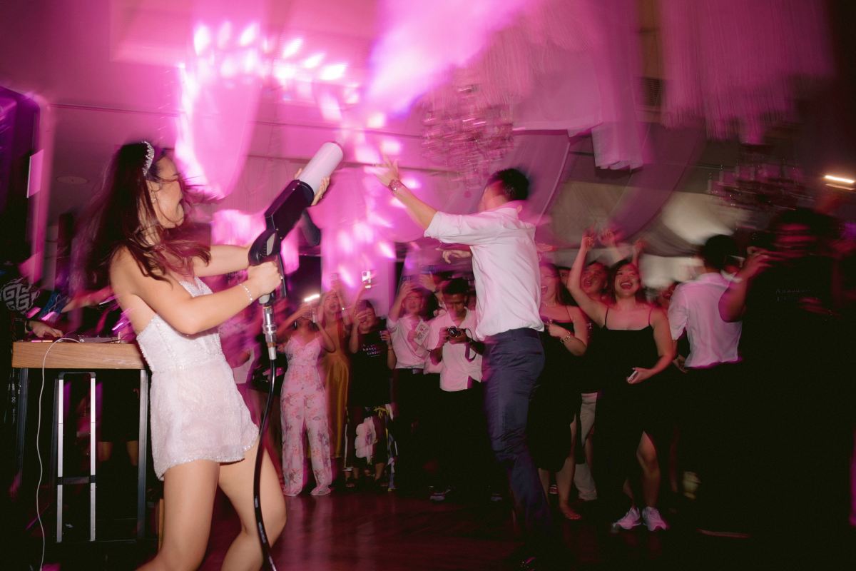 Take your afterparty to the next level with our CO2 gun at our exclusive wedding venues in Bali