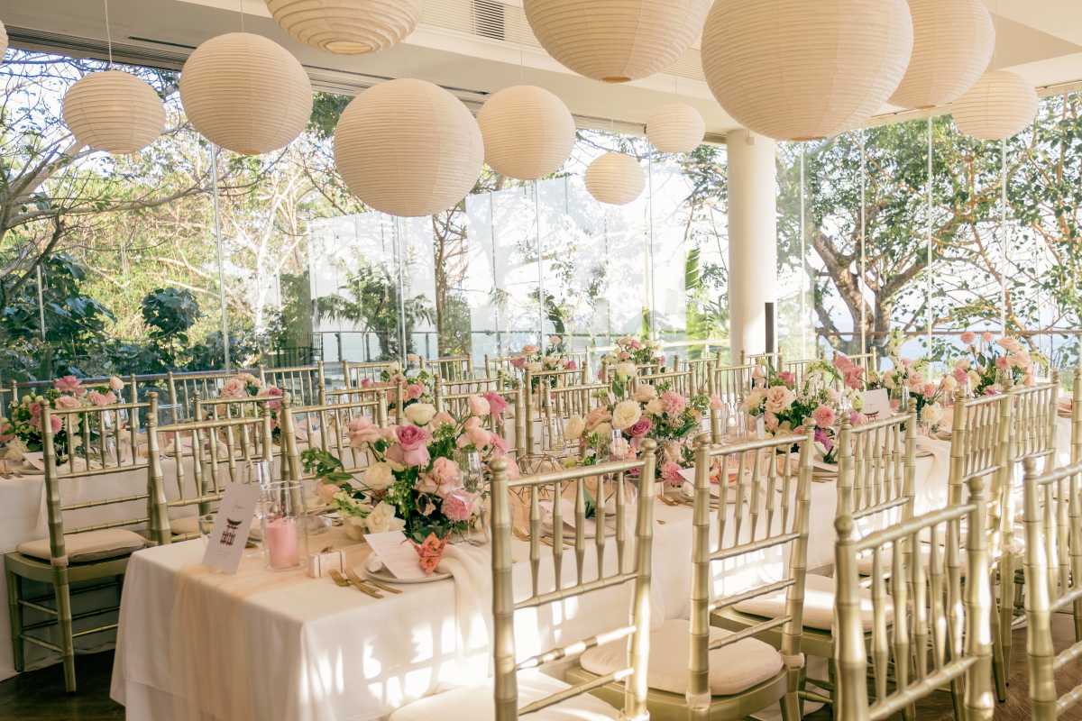 Round Lanterns to decorate your wedding reception venue