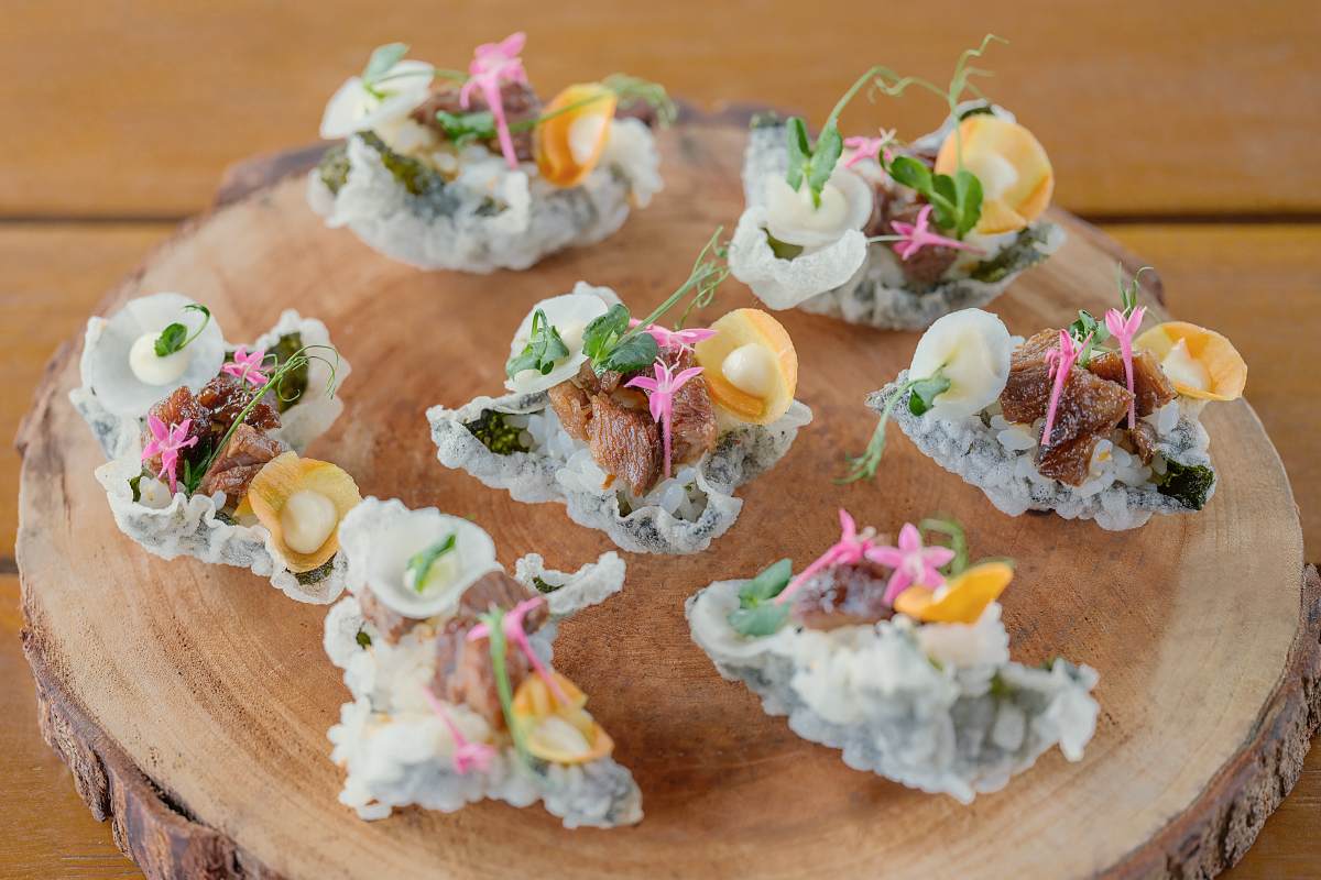 One Bite YAKINIKU, canape for your wedding in Bali