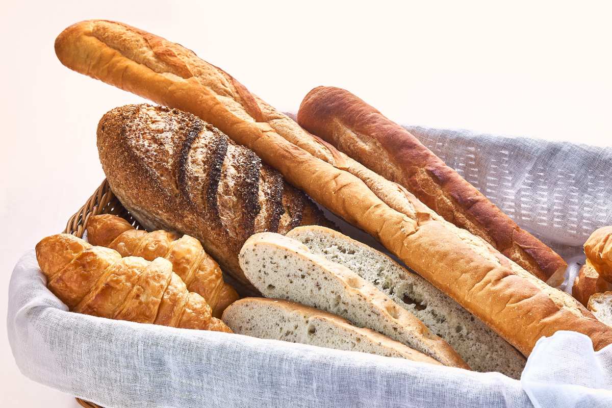 Our Freshly Baked Bread Selections & Virgin Olive Oil, Baba Ganoush