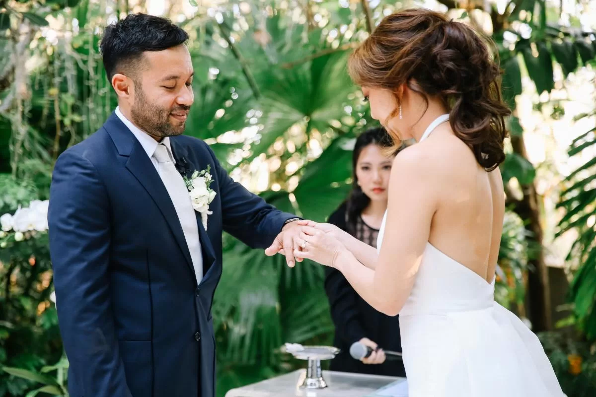 Wedding Ceremony, Glass House by Tirtha, wedding villa, bali wedding package, bali wedding venue, bali destination wedding, best wedding venue in bali, Tirtha Bali wedding planner, wedding decoration, bali wedding, wedding bali