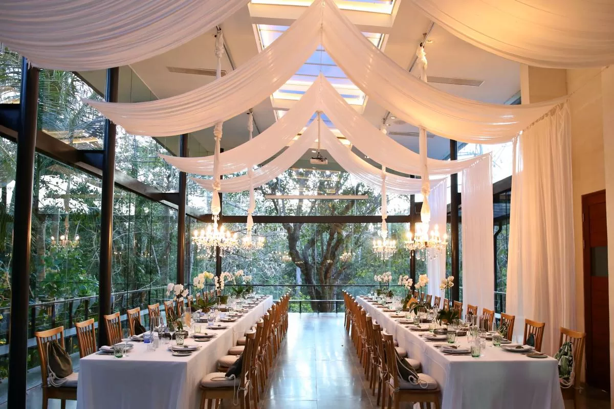 Reception at Glass House, Glass House by Tirtha, wedding villa, bali wedding package, bali wedding venue, bali destination wedding, best wedding venue in bali, Tirtha Bali wedding planner, wedding decoration, bali wedding, wedding bali