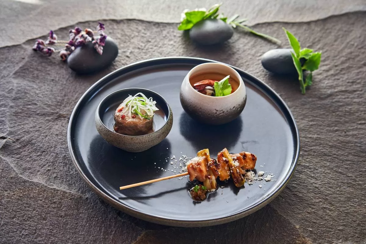 4 Course Japanese Fusion, Glass House by Tirtha, wedding villa, bali wedding package, bali wedding venue, bali destination wedding, best wedding venue in bali, Tirtha Bali wedding planner, bali wedding, wedding bali